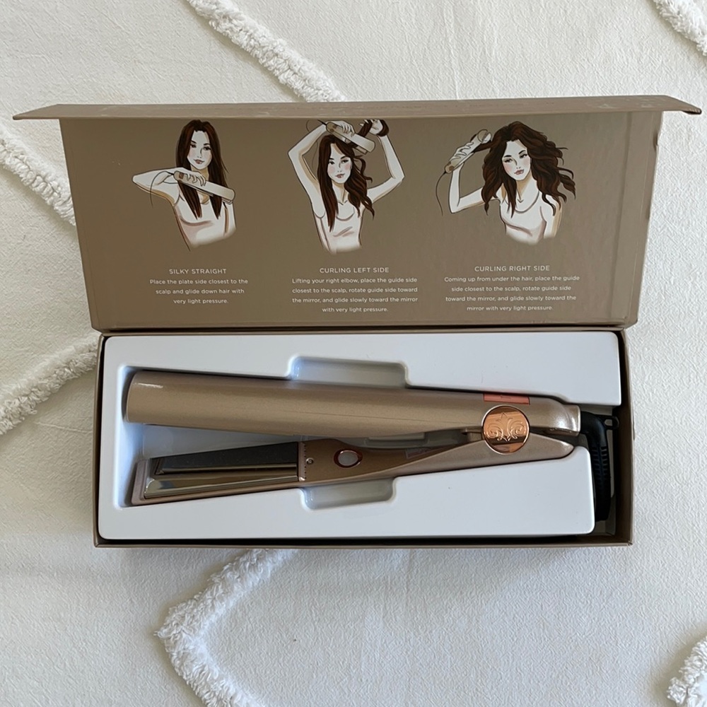 TYME Iron Pro 2-in-1 Hair Curler + Straightener
